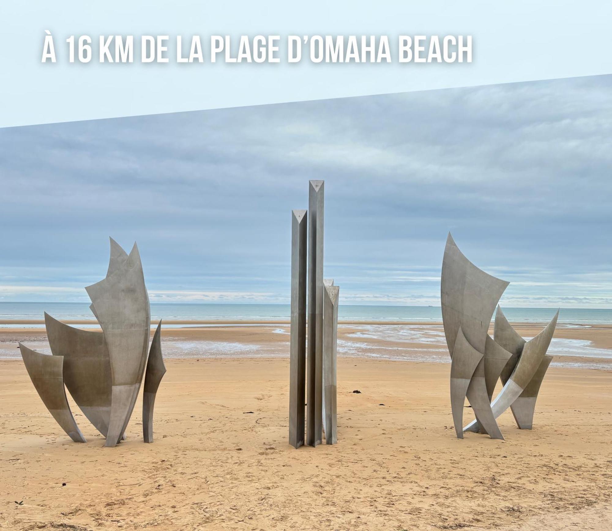 Les Douves Duplex 5 Personnes Lumineux Avec Jardin Et Terrasse Amenagee , Vue Sur Chateau A 5Mn De La Mer, Proche Omaha Beach Et Bayeux Commes エクステリア 写真